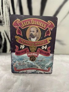 Vintage Jack Daniels Tennessee Whiskey 1904 Gold Medal No.7 Large Hinged TIN BOX - Picture 1 of 13