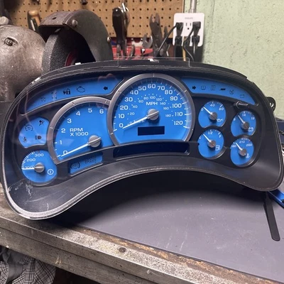 03-05 Chevy GMC Silverado Yukon Sierra Velocímetro Cluster Trans Temperatura!Ver Desc! Foto 1 de 4