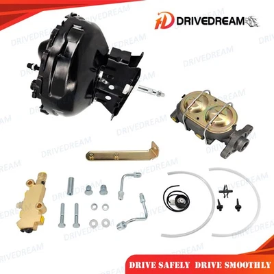 1973-1992 c10 k10 Chevy Truck Power Brake Booster Master Disc Disc Valve Kit New - Image 1 of 4
