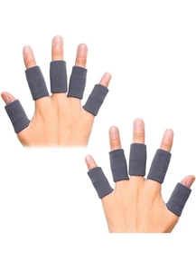 10 Stück Finger Ärmel Daumen Unterstützung Bandage Kompression Schmerzlinderung Arthritis - Bild 1 von 5