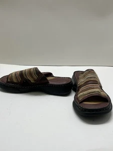 Born Women’s Drillers Brown Leather Slip On Sandal Size US Women’s 6 - Picture 1 of 4