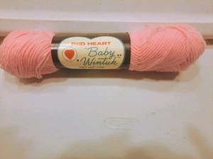 Vtg Coats & Clark's REDHEART Baby Wintuk 1 Oz 3 Ply Lt Pink 722 Dyelot 2032 - Picture 1 of 4