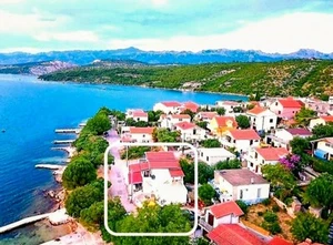 Kroatien günstige 3 Sterne Ferienwohnung /Ferienhaus am Strand / Meer, Meerblick - Bild 1 von 24