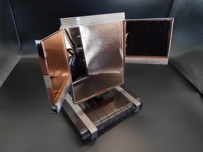 Espejo óptico americano Art Deco vintage para óptica o maquillaje Foto 1 de 4