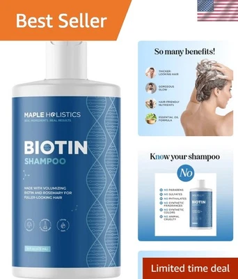 Nourishing Shampoo for All Hair Types - , Paraben & Sulfate Free 16 Fl Oz - Image 1 of 4