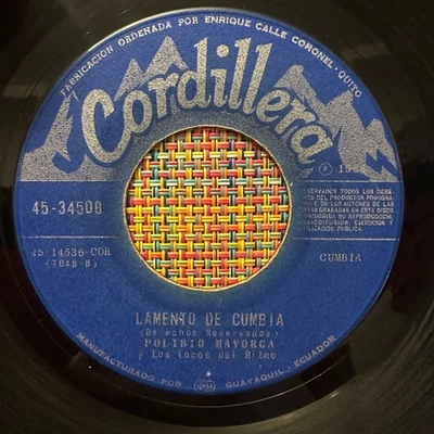 POLIBIO MAYORGA - Lamento de Cumbia / ECUADOR CUMBIA 45 - Image 1 of 2