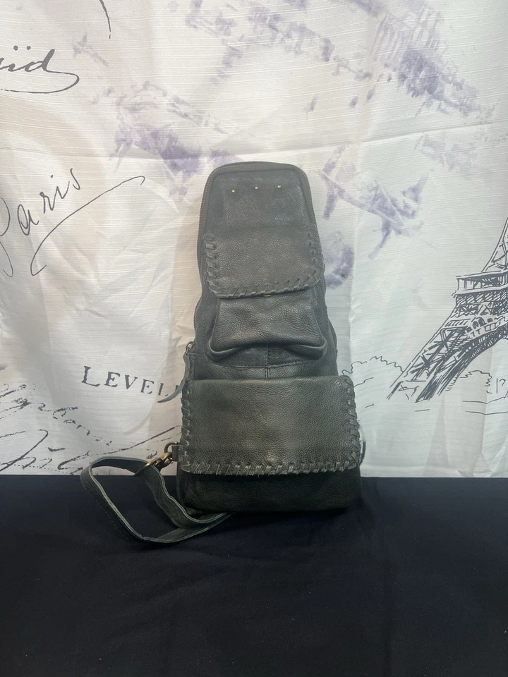We The Free Dark Green Medium Size Leather Bag/Sling/Purse/Backpack - Image 1 of 4