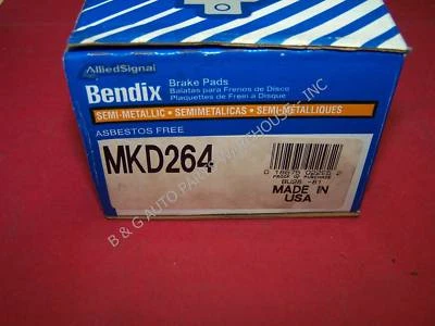 Pastillas de freno delanteras semi metálicas Bendix USA MKD264 para Mazda 626 Foto 1 de 2