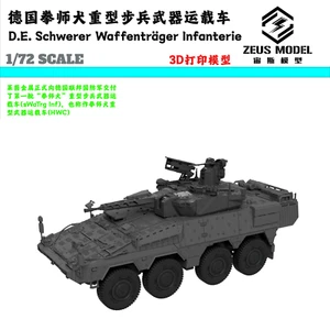 1/72 German Boxer Heavy Infantry Weapons Carrier Unpainted Model Kit 3D Printed - Picture 1 of 5