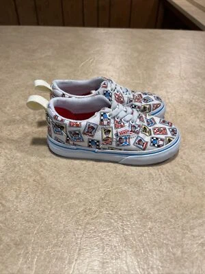 Zapatillas deportivas Vans Where’s Waldo para niños pequeños talla 8 con cordones unisex Foto 1 de 4