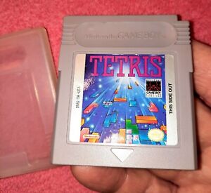 Tetris Nintendo Original Game Boy Game  Cartridge with clear case