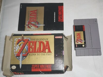 Legend of Zelda Link to Past (Super Nintendo SNES) Complete CIB #11 - Image 1 of 4