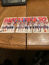 1992 SKYBOX 3 CARD SET 1992 DREAM TEAM USA Barcelona #544 #545 #546