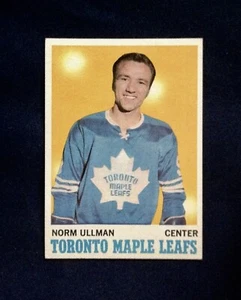 1970-1971 #110 Norm Ullman Toronto Maple Leafs EX-EX-MT ESTATE SALE #2 - Picture 1 of 2