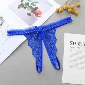 ☆USA☆ Sexy Women Lace Thong G-string Panties Lingerie Underwear Crotchles T-back - Picture 1 of 16