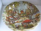 Vintage Daher Decorated Ware Tin Bowl Made In England Reg # 951942 Windmill 1971