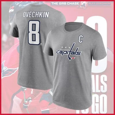 LO ÚLTIMO NUEVO - Alexander Ovechkin #8 Washington Capitals nombre y número regalo para fans Foto 1 de 4