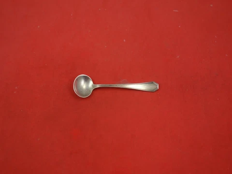 Queen Anne Plain by Dominick & Haff Sterling Silver Master Salt Spoon 3 3/4" Cover