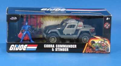 GI Joe Cobra Commander & Stinger Die-Cast Metal 2022 Jada Toys Hollywood Rides - Image 1 of 4