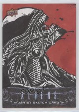 2018 Upper Deck Aliens Movie Sketch Cards 1/1 Chris Meeks #SKT Auto Sketch 2vh