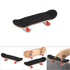 Maple Wooden Alloy Fingerboard Finger Skateboards W/Box Depression Toy Red RMM