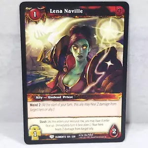 World Of Warcraft War Of The Elements Lena Naville 139/220 TCG Card - Picture 1 of 2