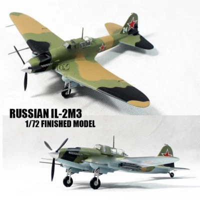 WWII RUSSIAN IL-2M31/72 aircraft finished plane Easy model non diecast - Image 1 of 4