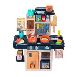 Colorful Kitchen Playset for Kids - Sink Water,Light & Sound,Pretend Cooking Toy - Picture 1 of 24