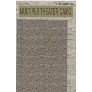 1/35 Multiple Theater Camouflage Decal CrossDelta 020 PLAMODEL INFANTRY DECAL - Picture 1 of 1