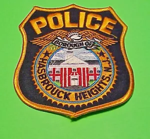 PARCHE POLICÍA HASBROUCK HEIGHTS NUEVA JERSEY NJ 4 3/4" ¡¡ENVÍO GRATUITO!!! - Imagen 1 de 1