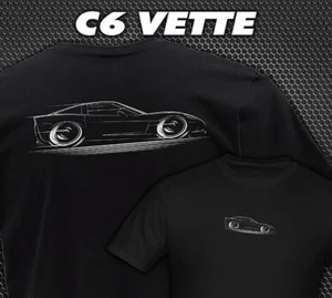 C6 Corvette T-Shirt 2005 2006 2007 2008 2009 2010 2011 2012 2013 Chevy Z06 - Picture 1 of 24