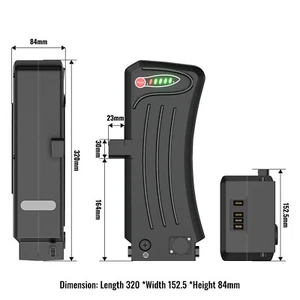 Maratron Akku "SideClick" 36V 10.4Ah für SideClick-E-Bikes von Prophete Zündapp - Bild 1 von 11