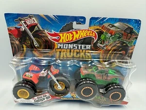 Hot Wheels Monster Trucks Demolition Doubles - Tri To Crush Me Vs Baja Buster - Bild 1 von 2
