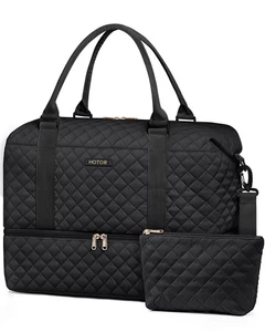 HOTOR Travel Duffel Bag - Weekender Bags for Women, Carry On Overnight Bag wi... - Picture 1 of 7