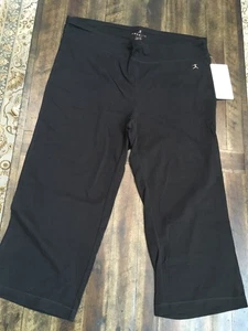 NWT Danskin Women’s XL Black Sweatpants Yoga Stretch - Picture 1 of 7