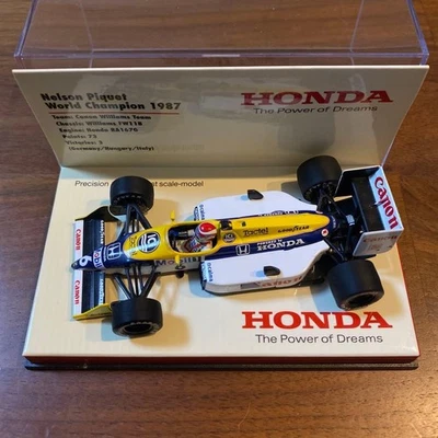 Modellino auto Minichamps Nelson Piquet Williams Honda FW11B 1987 F1 1/43 - Immagine 1 di 4