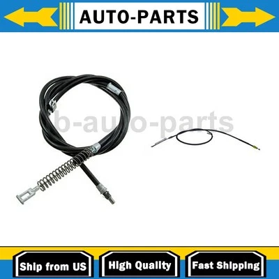 Cable de freno de estacionamiento trasero 2x para Chevrolet Silverado 1500 HD 2001-2006 6,0 L Foto 1 de 4