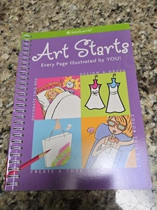 American Girl ART STARTS Every Page Illustrated by You (2006 Unmarked Spiral NEW - Imagen 1 de 4