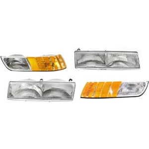 Headlight Kit For 92-94 Mercury Grand Marquis Left and Right With Corner Lights - Picture 1 of 12