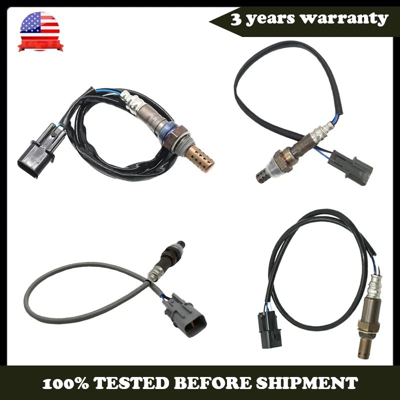 4 sensores de oxígeno aguas arriba + aguas abajo para Mitsubishi Galant 2004-2012 2,4 L L4 Foto 1 de 4
