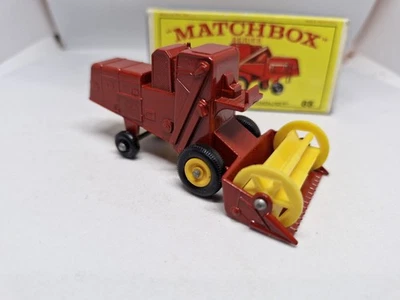 Комбайн-комбайн Lesney Matchbox Claas No 65 в коробке Англия - Изображение 1 из 4