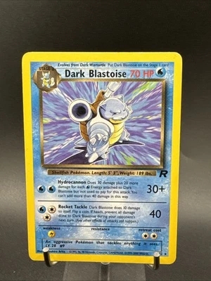 Dark Blastoise Team Rocket  20/82 2000 Pokémon Rare - Image 1 of 4