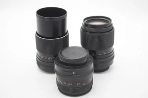 F x3 Vintage Carl Zeiss Jena Lenses Inc. Multi-Coated 1:3.5 etc - Picture 1 of 6