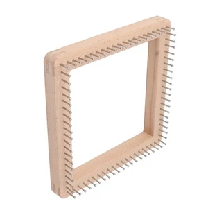 (L) Telaio quadrato per maglieria legno fai da te tavola mini tavola per maglieria tessitura - Foto 1 di 23