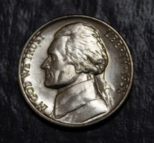 Jefferson Nickel Choice 1938 lote como nuevo F 756 - Imagen 1 de 2
