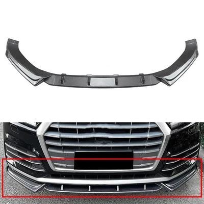 Divisor de spoiler labial parachoque dianteiro para Audi Q5 SQ5 2018-2020 - Imagem 1 de 4