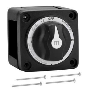 Interruptor de desconexión de batería - Impermeable y resistente 300A 48V DC MAX encendido/... - Imagen 1 de 7