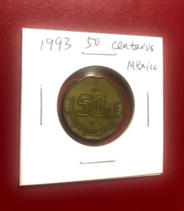 1993 50 CENTAVO MEXICO COIN - NICE WORLD COIN !!! - Picture 1 of 2