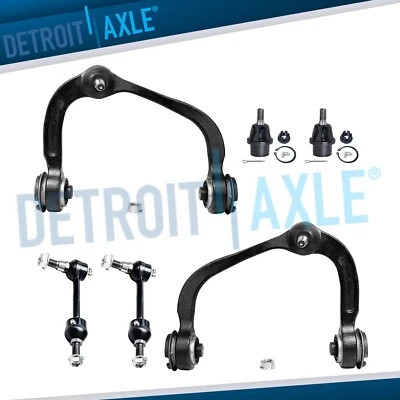 Brazos de control superiores delanteros 4x4 barras estabilizadoras de rótula inferiores para Ford F-150 2004 2005 Foto 1 de 4