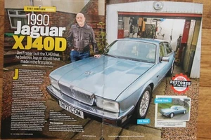 Original 2022 PC magazine article: 1990 JAGUAR XJ40D, restored and driven - Imagen 1 de 1